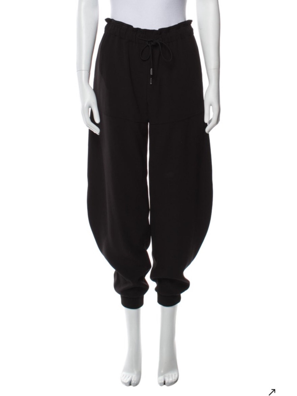 Chloé Crepe Track Drawstring Pants